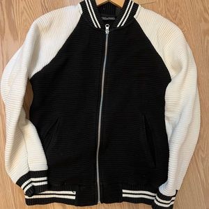 TOPSHOP Black and White Jacket